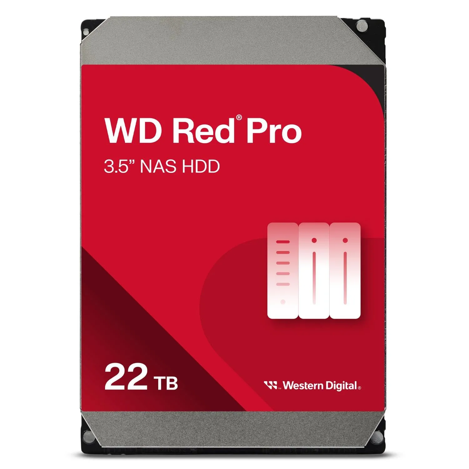 Western Digital 22TB WD Red Pro NAS Internal Hard Drive HDD